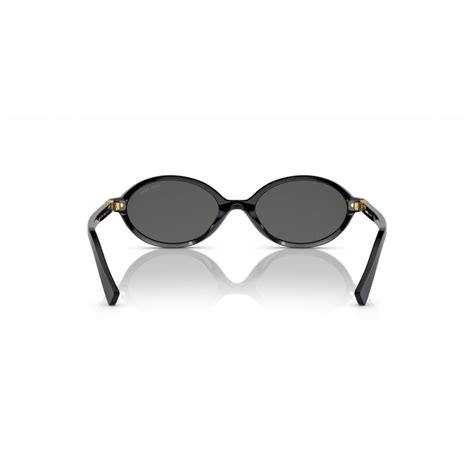 Miu Miu MU 04ZS Sunglasses 1AB5S0 Black 